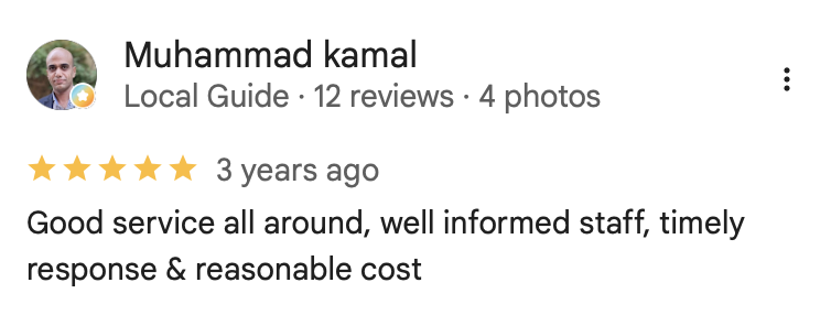 تقييم على Google Reviews — 9